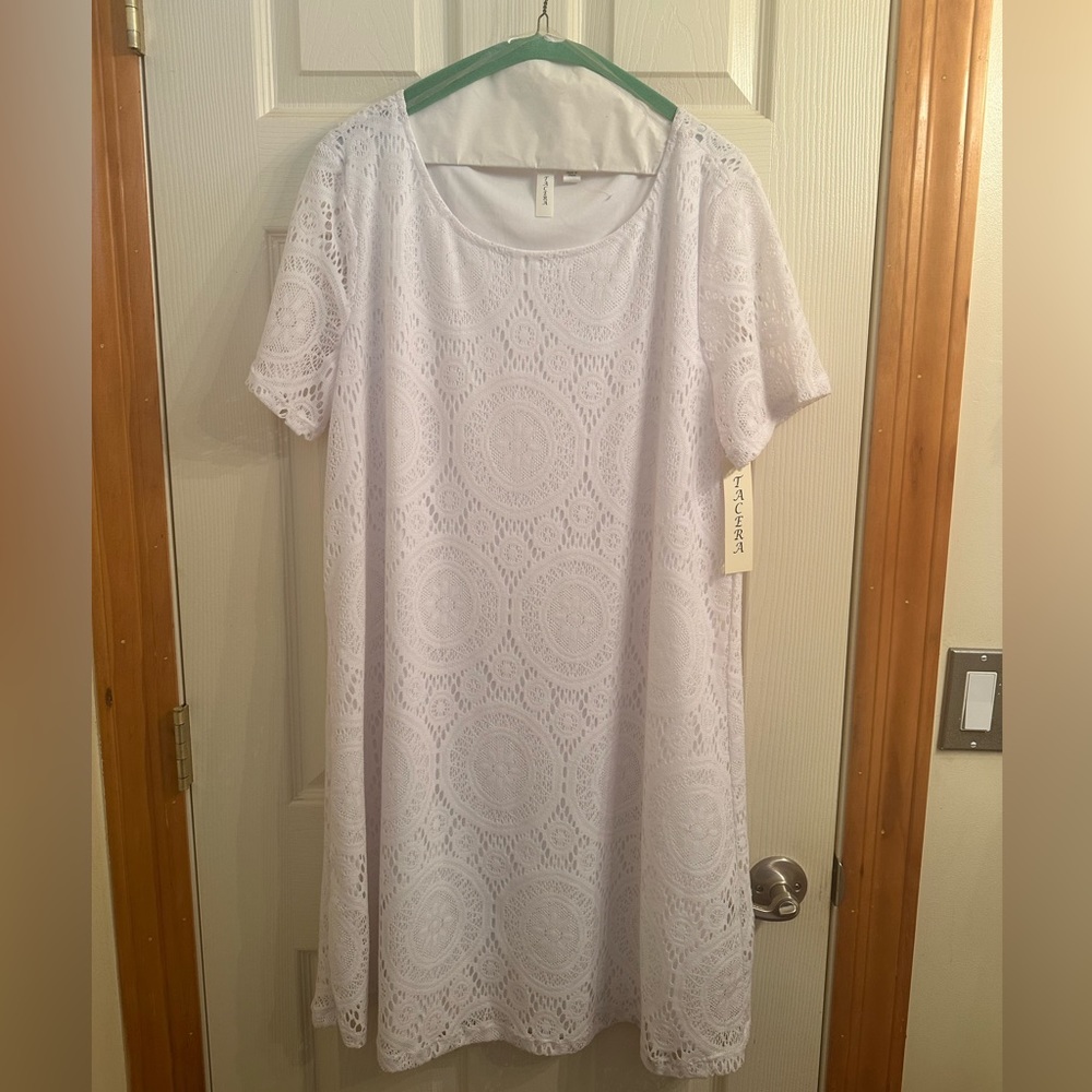 Tacera lace crochet dress